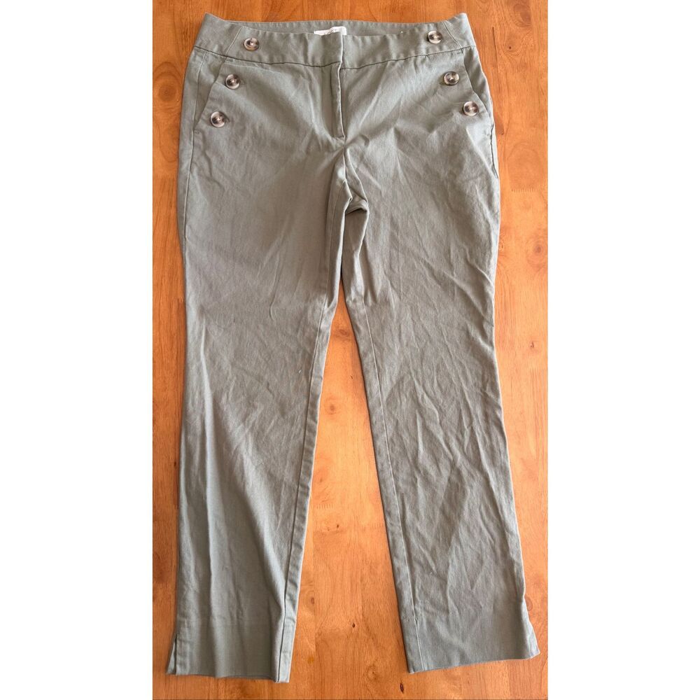Loft Outlet‎ Petite Womens Olive Green Pants  6P